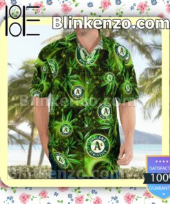 Oakland Athletics Casual Button Down Shirts c