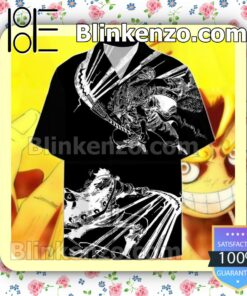 One Piece Black And White Short Sleeve Shirts