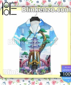 One Piece Land Of Wano Short Sleeve Shirts