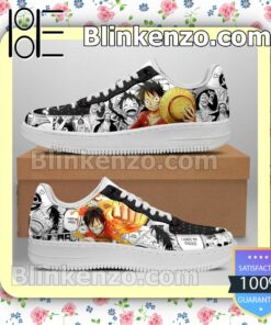 One Piece Manga Anime Nike Air Force Sneakers