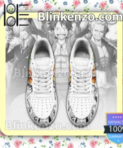 One Piece Mixed Manga Anime Nike Air Force Sneakers a