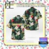 Packers Pattern Rose Flower Casual Button Down Shirts
