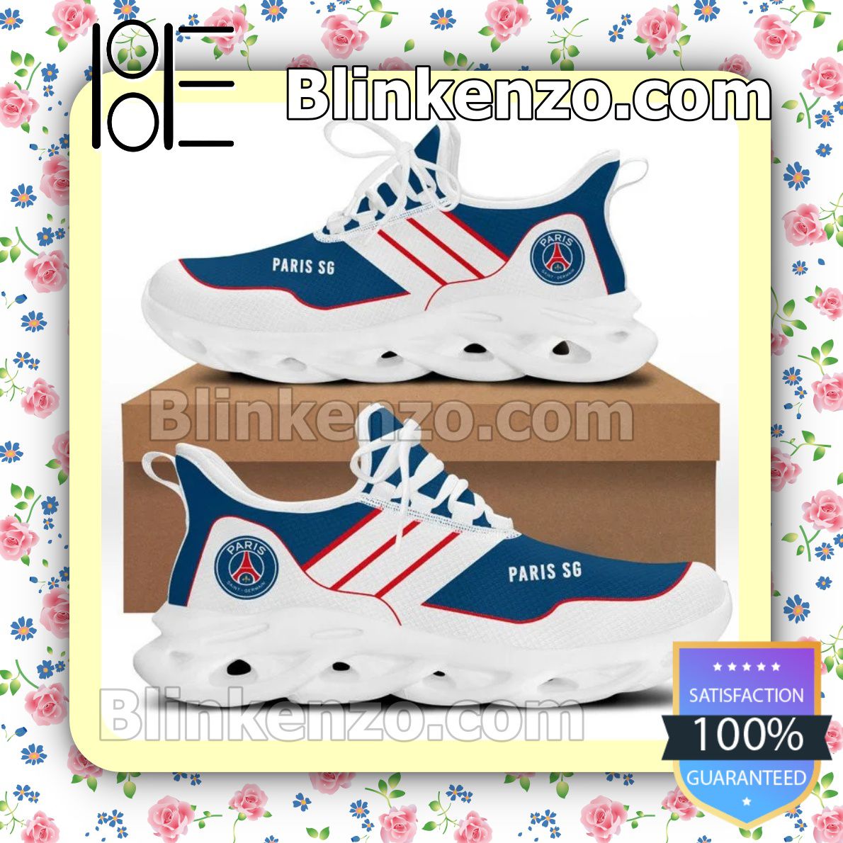 3D Paris Saint-Germain FC Men Running Shoes