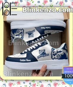 Penn State Nittany Lions Mascot Logo NCAA Nike Air Force Sneakers