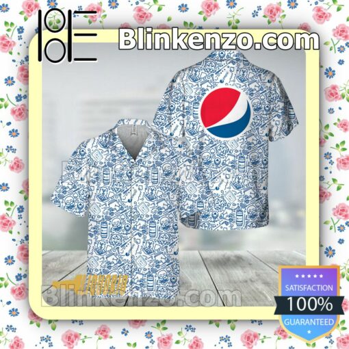 Pepsi Doodle Art Beach Shirts