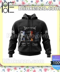 Personalized 30 Year Of 1991 - 2021 Immortal Thank You For The Memories Hooded Sweatshirt