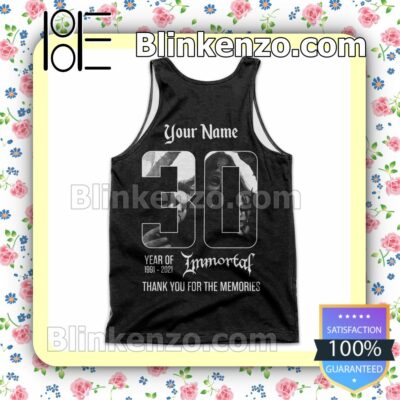 Personalized 30 Year Of 1991 - 2021 Immortal Thank You For The Memories Womens Tank Top a