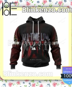 Personalized All Time Low Dirty Work Album Cover Hooded Sweatshirt