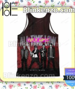 Personalized All Time Low Dirty Work Album Cover Womens Tank Top a