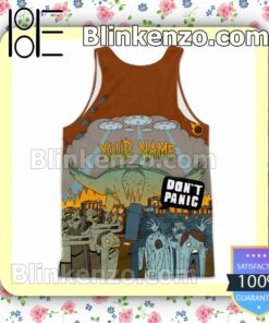 Personalized All Time Low Don't Panic Album Cover Womens Tank Top a