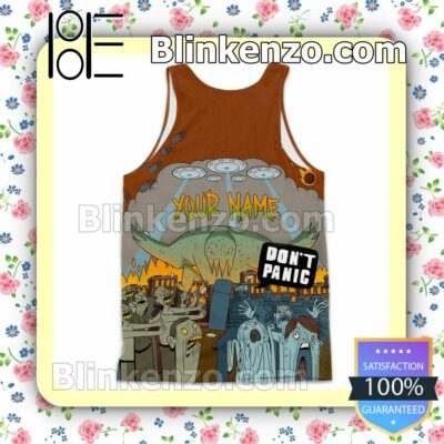 Personalized All Time Low Don't Panic Album Cover Womens Tank Top a