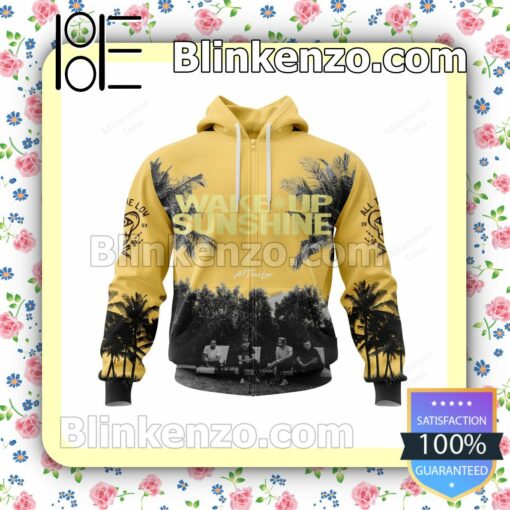 Personalized All Time Low Wake Up, Sunshine Album Cover Hooded Sweatshirt