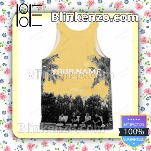 Personalized All Time Low Wake Up, Sunshine Album Cover Womens Tank Top a