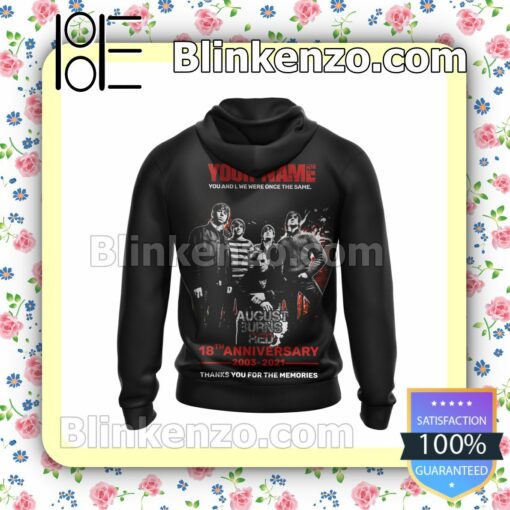 Personalized August Burns Red Band Signatures Hooded Sweatshirt a