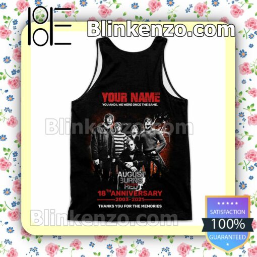 Personalized August Burns Red Band Signatures Womens Tank Top a