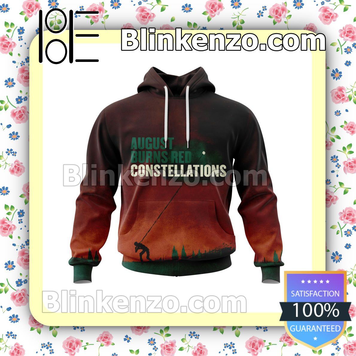 Personalized August Burns Red Constellations Album Cover Hooded Sweatshirt