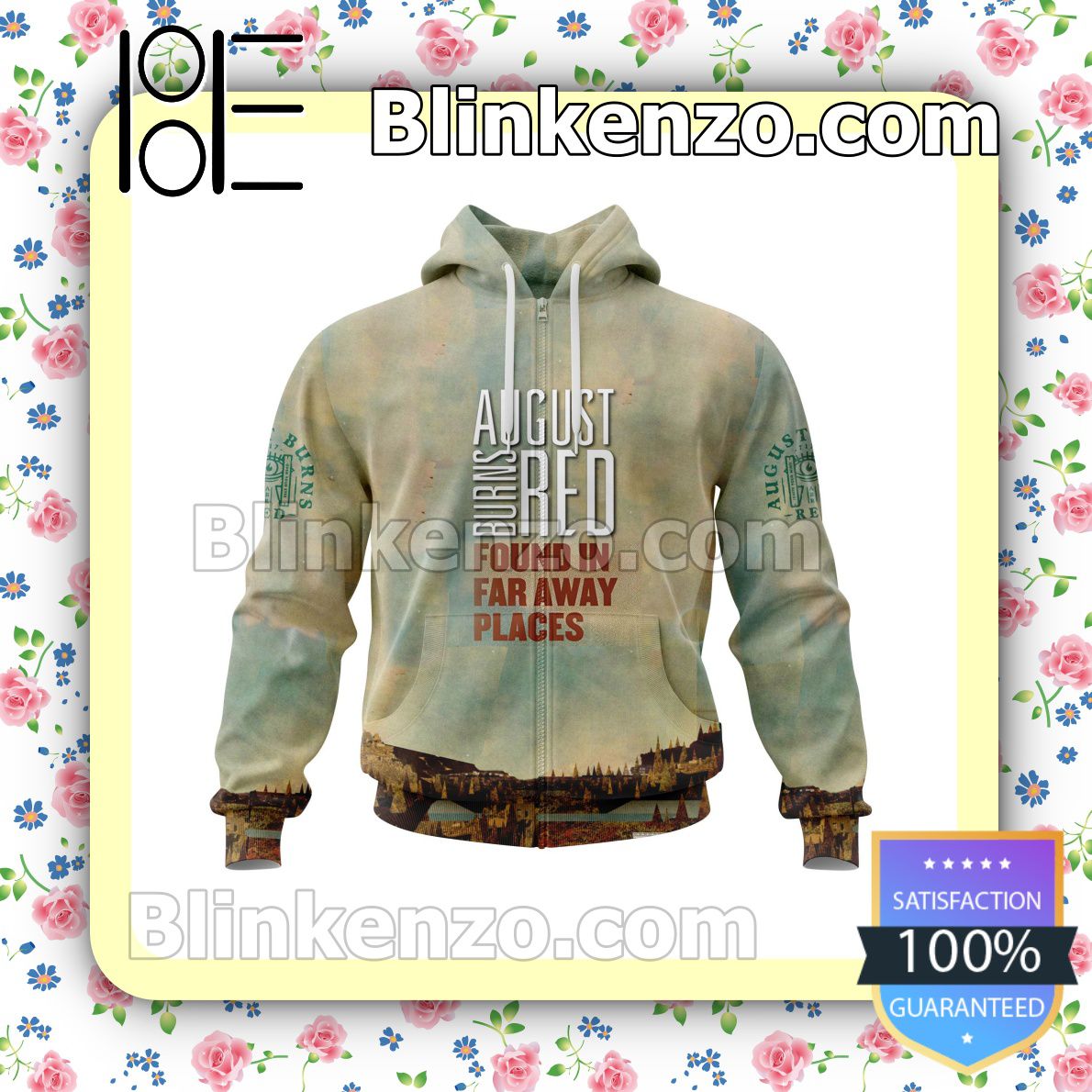 Personalized August Burns Red Found In Far Away Places Album Cover Hooded Sweatshirt