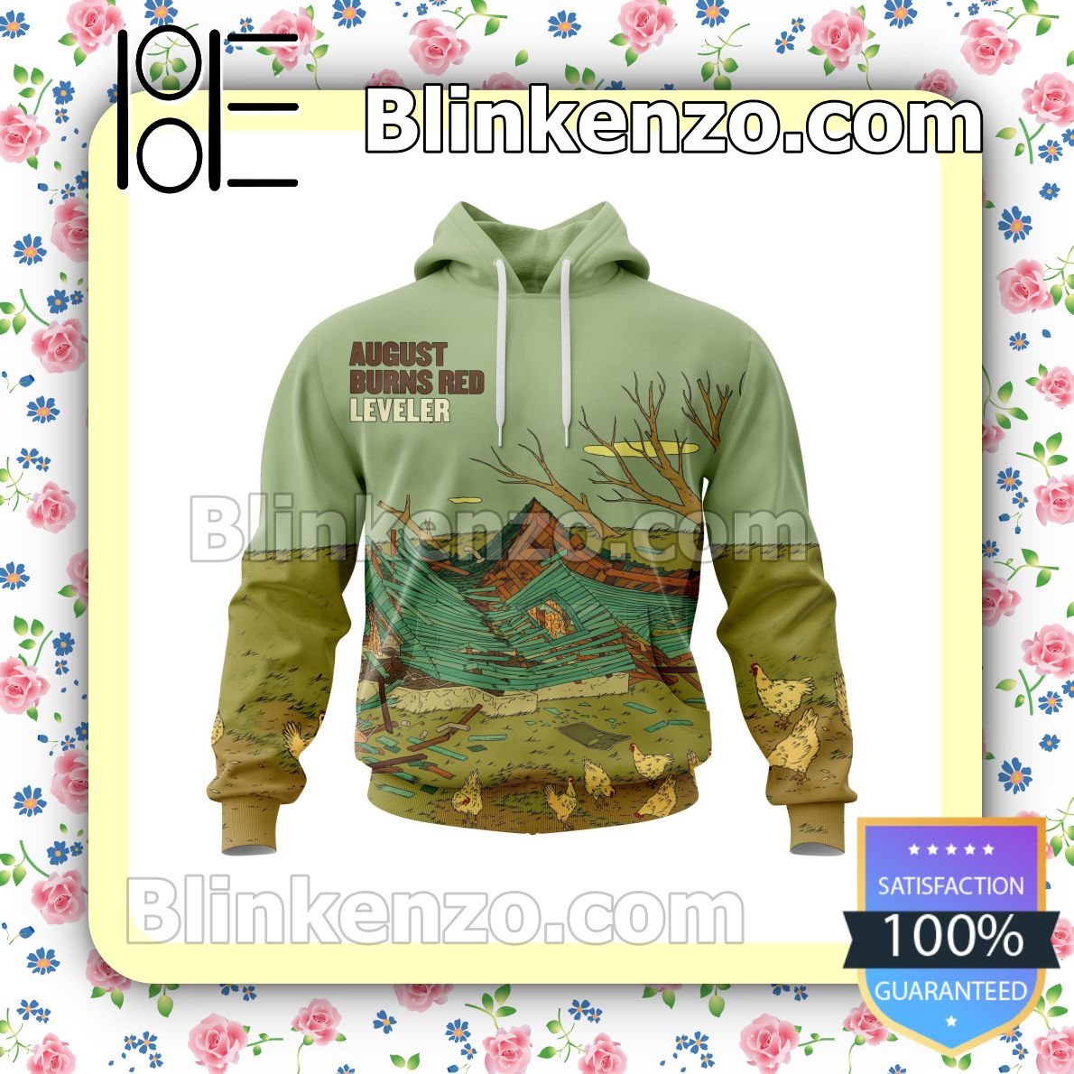 Personalized August Burns Red Leveler Album Cover Hooded Sweatshirt