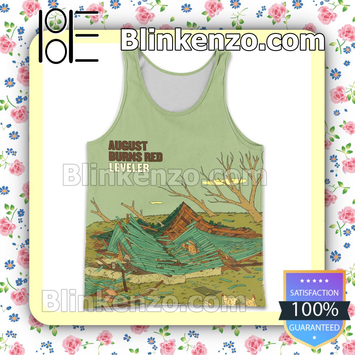 Personalized August Burns Red Leveler Album Cover Womens Tank Top