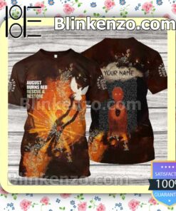 Personalized August Burns Red Rescue And Restore Album Cover Custom T-shirts