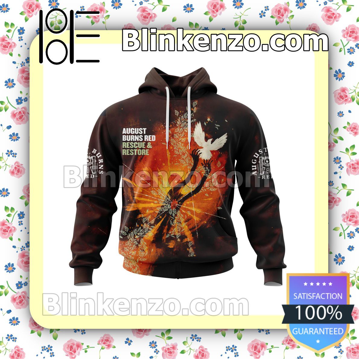 Personalized August Burns Red Rescue And Restore Album Cover Hooded Sweatshirt