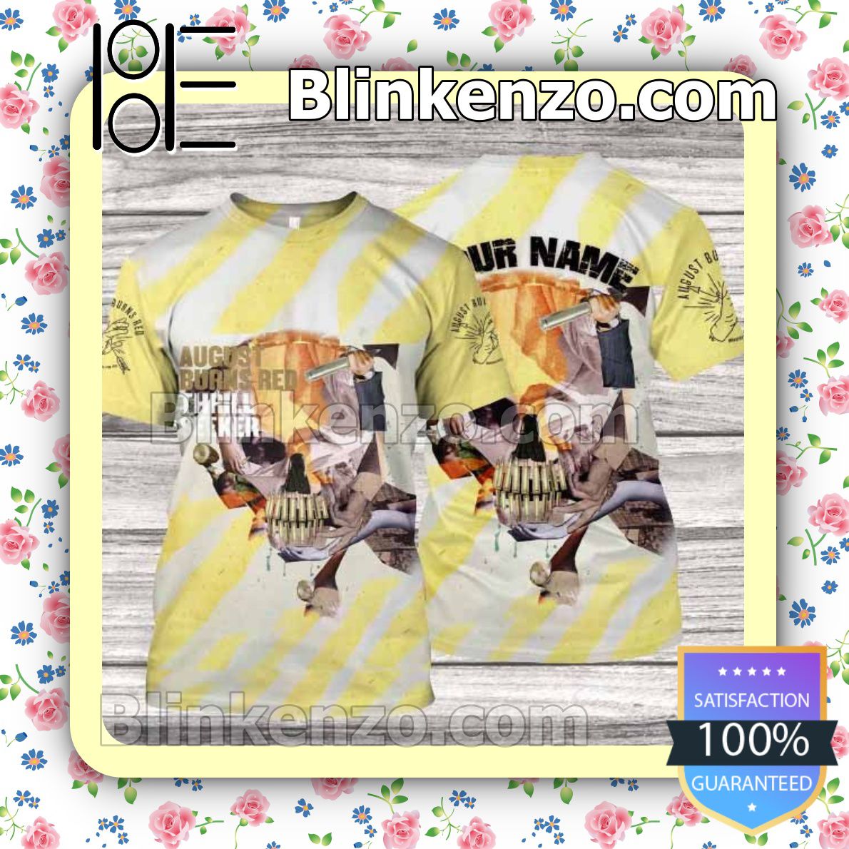 Personalized August Burns Red Thrill Seeker Album Cover Custom T-shirts
