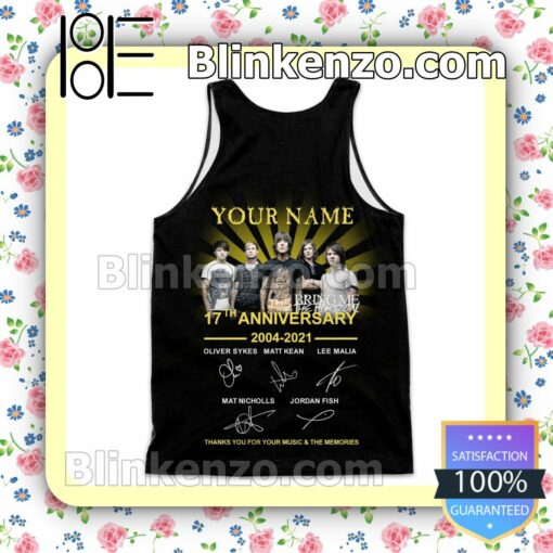 Personalized Bring Me The Horizon 17th Anniversary Womens Tank Top a