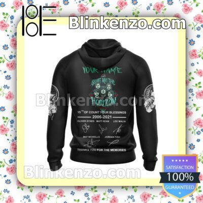 Personalized Bring Me The Horizon Count Your Blessings Album Cover Hooded Sweatshirt a