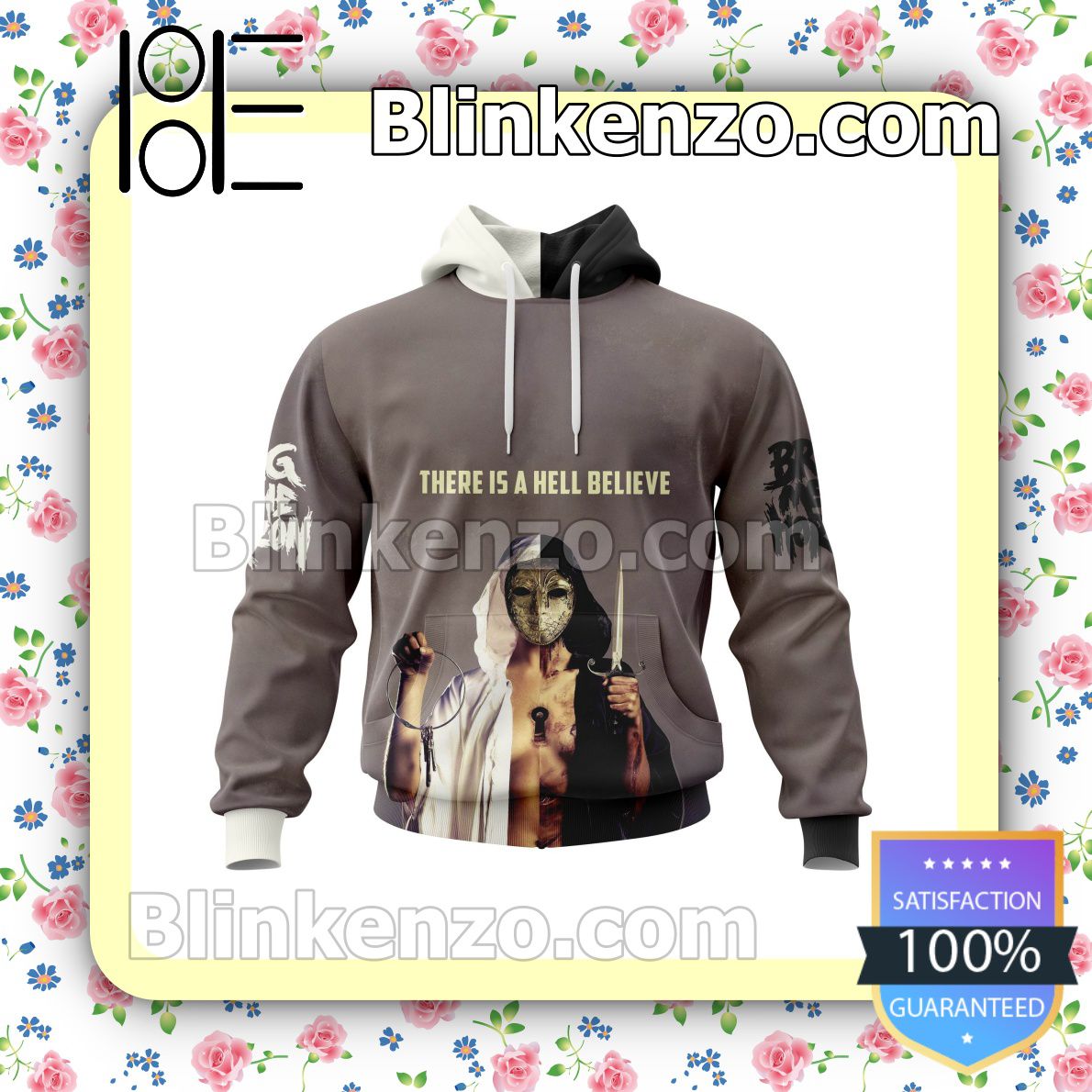 Personalized Bring Me The Horizon There Is A Hell Believe Album Cover Hooded Sweatshirt