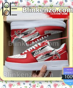 Personalized Bundesliga 1. FC Köln Custom Name Nike Air Force Sneakers