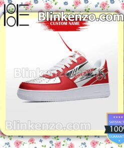 Personalized Bundesliga 1. FC Köln Custom Name Nike Air Force Sneakers a