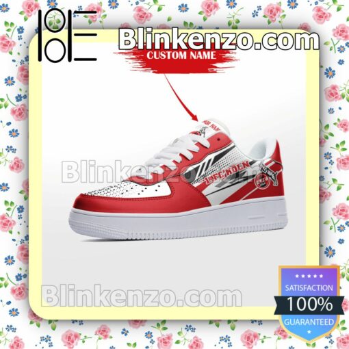 Personalized Bundesliga 1. FC Köln Custom Name Nike Air Force Sneakers a