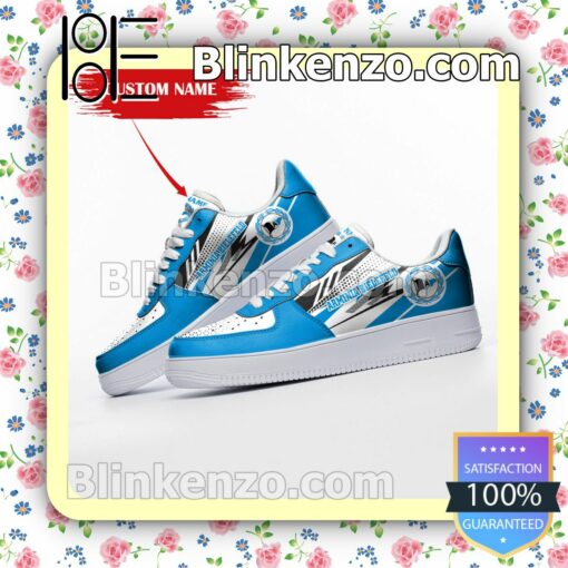 Personalized Bundesliga Arminia Bielefeld Custom Name Nike Air Force Sneakers b