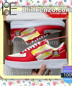 Personalized Bundesliga Bayer 04 Leverkusen Custom Name Nike Air Force Sneakers