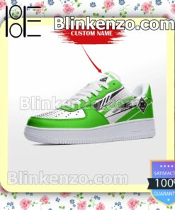 Personalized Bundesliga Borussia Mönchengladbach Custom Name Nike Air Force Sneakers a