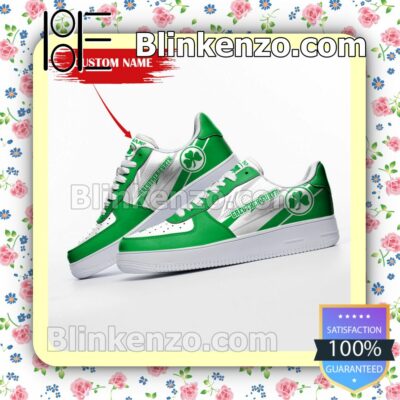 Personalized Bundesliga Greuther Fürth Custom Name Nike Air Force Sneakers b