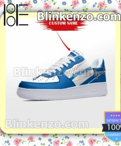 Personalized Bundesliga Hertha BSC Custom Name Nike Air Force Sneakers a