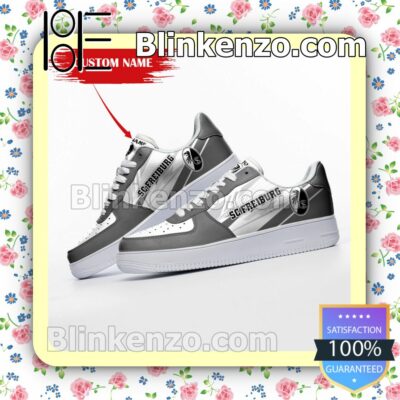 Personalized Bundesliga SC Freiburg Custom Name Nike Air Force Sneakers b