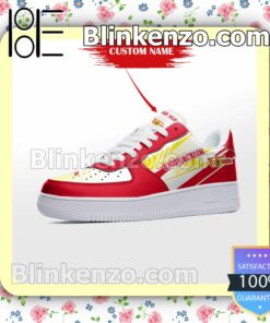 Personalized Bundesliga Union Berlin Custom Name Nike Air Force Sneakers a