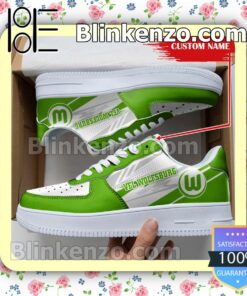 Personalized Bundesliga VfL Wolfsburg Custom Name Nike Air Force Sneakers