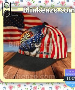 Personalized Darts American Flag Baseball Caps Gift For Boyfriend b