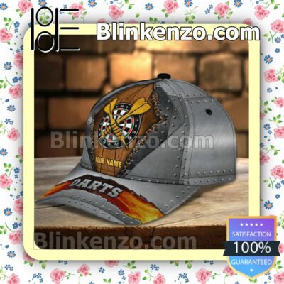 Personalized Darts Torn Ripped Grey Baseball Caps Gift For Boyfriend b