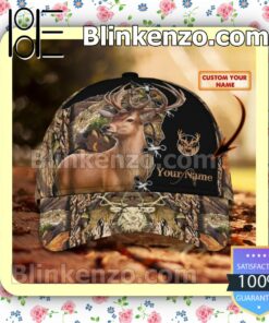 Personalized Deer Hunting In The Forest Baseball Caps Gift For Boyfriend