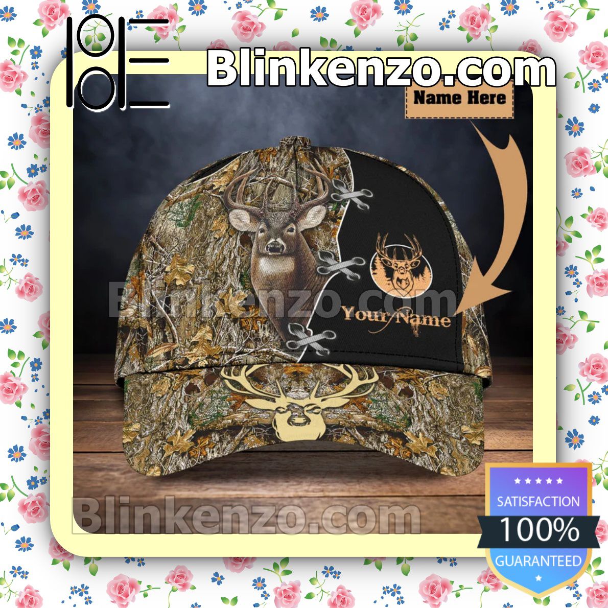 Personalized Deer Hunting Realtree Baseball Caps Gift For Boyfriend