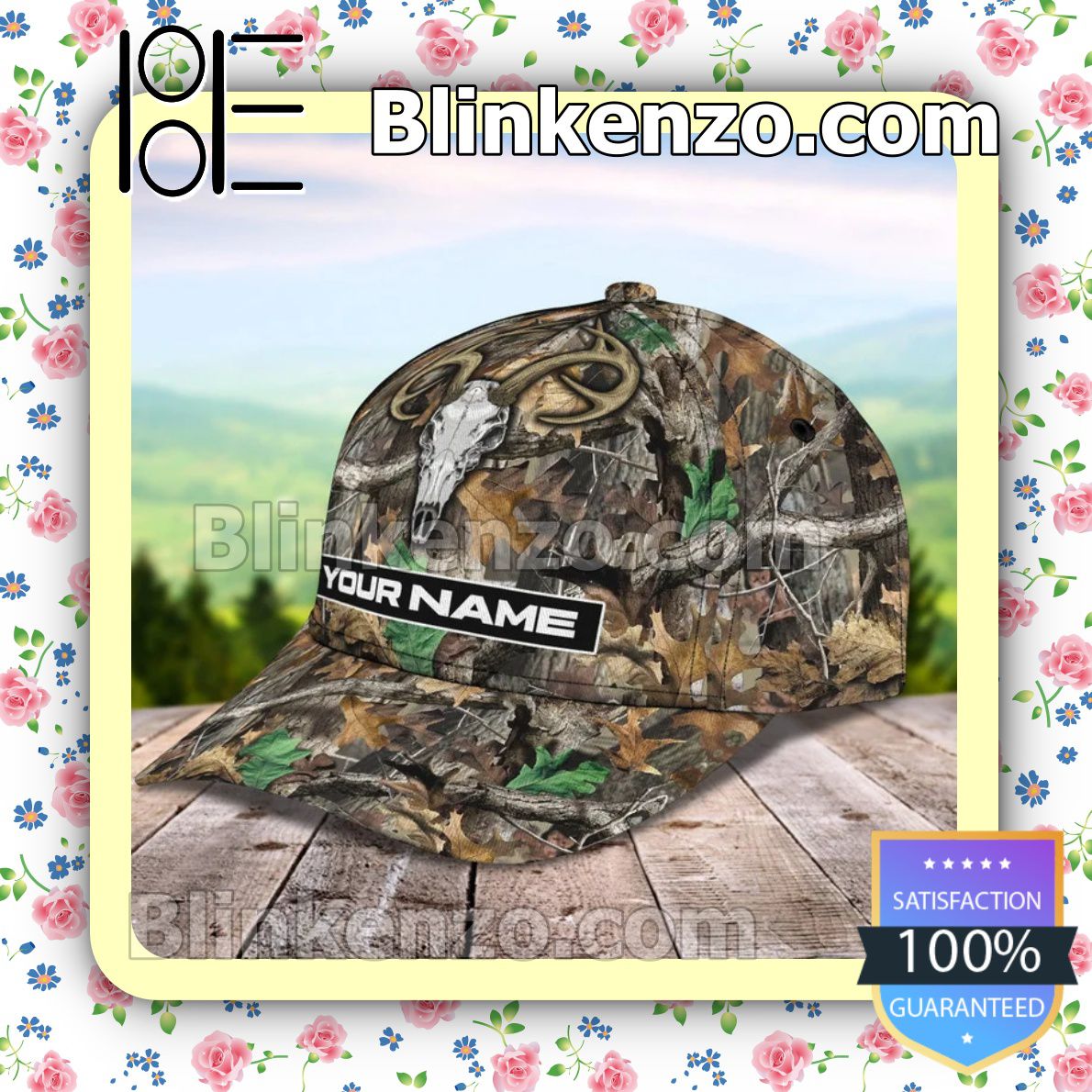 Clothing Personalized Deer Hunting Skull Forest Baseball Caps Gift For Boyfriend