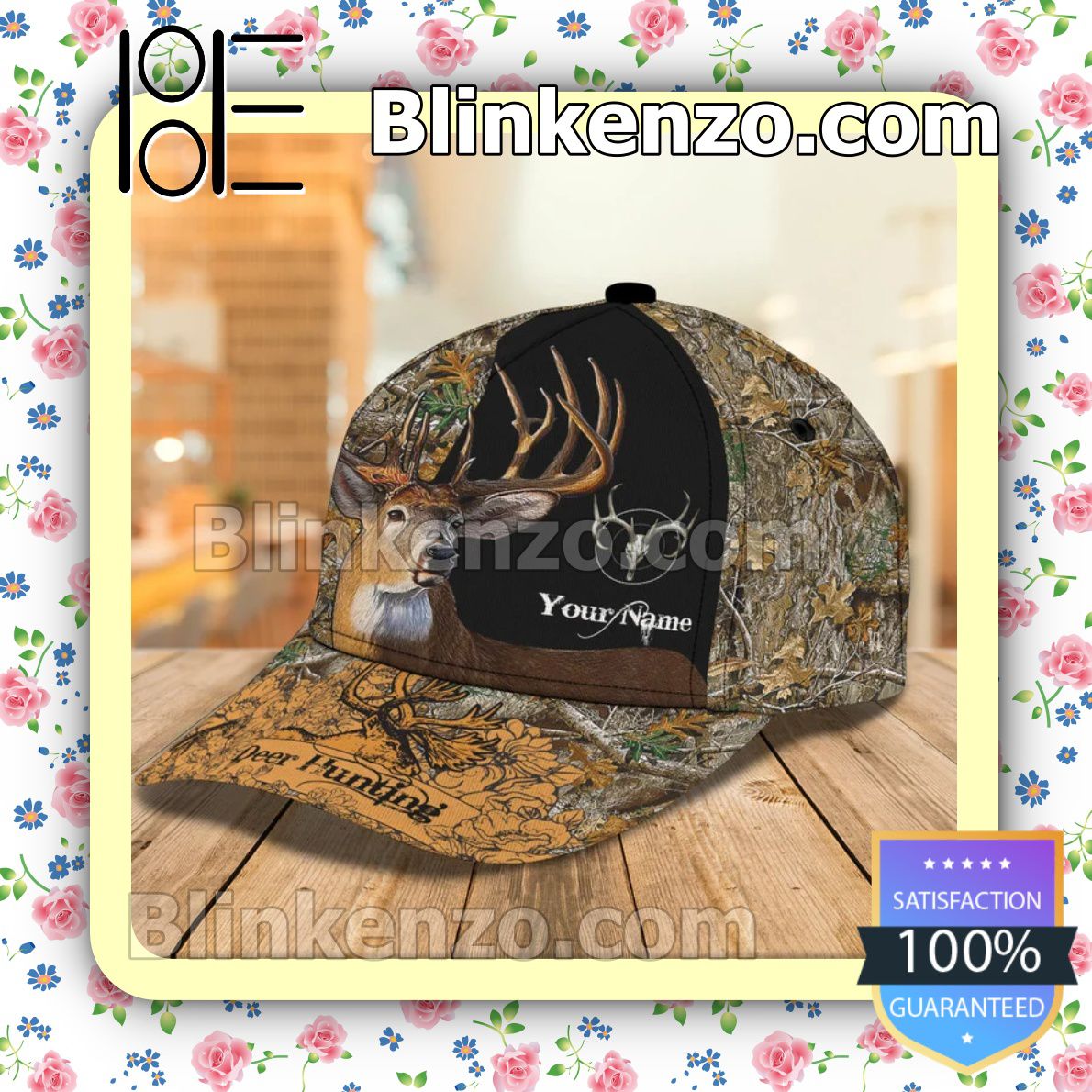 Drop Shipping Personalized Deer Hunting Vintage Baseball Caps Gift For Boyfriend