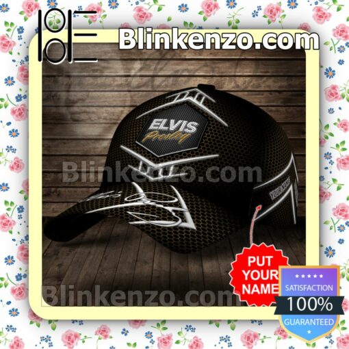 Personalized Elvis Presley Hive Pattern Baseball Caps Gift For Boyfriend a