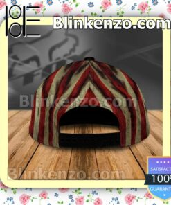 Personalized Fox Racing American Flag Torn Ripped Baseball Caps Gift For Boyfriend c