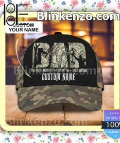 Personalized Hunting Dad The Bow Hunter The Myth The Legend Camouflage Baseball Caps Gift For Boyfriend