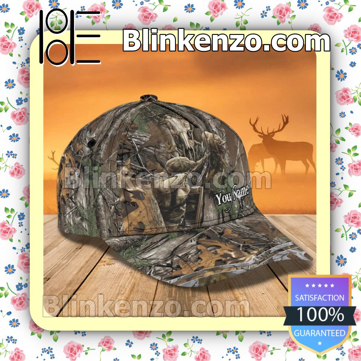 Near me Personalized Hunting Deer Baseball Caps Gift For Boyfriend